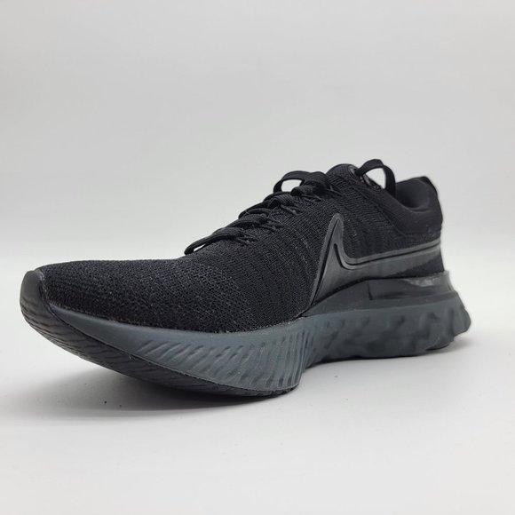 NEW Nike React Inifinity Run Flyknit 2 Black Running Shoes Sneakers - Picture 7 of 8